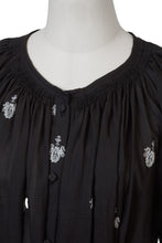 Load image into Gallery viewer, Embroidery Neck Gathered Dress | Stone