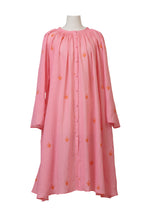 Load image into Gallery viewer, Embroidery Neck Gathered Dress | Cherryblossom