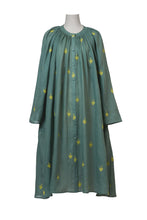 Load image into Gallery viewer, Embroidery Neck Gathered Dress | Olive