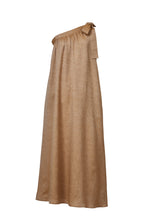 Load image into Gallery viewer, One Shoulder Ribbon Dress | Sand