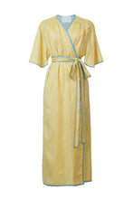 Load image into Gallery viewer, Side Button Robe Dress | Citrine