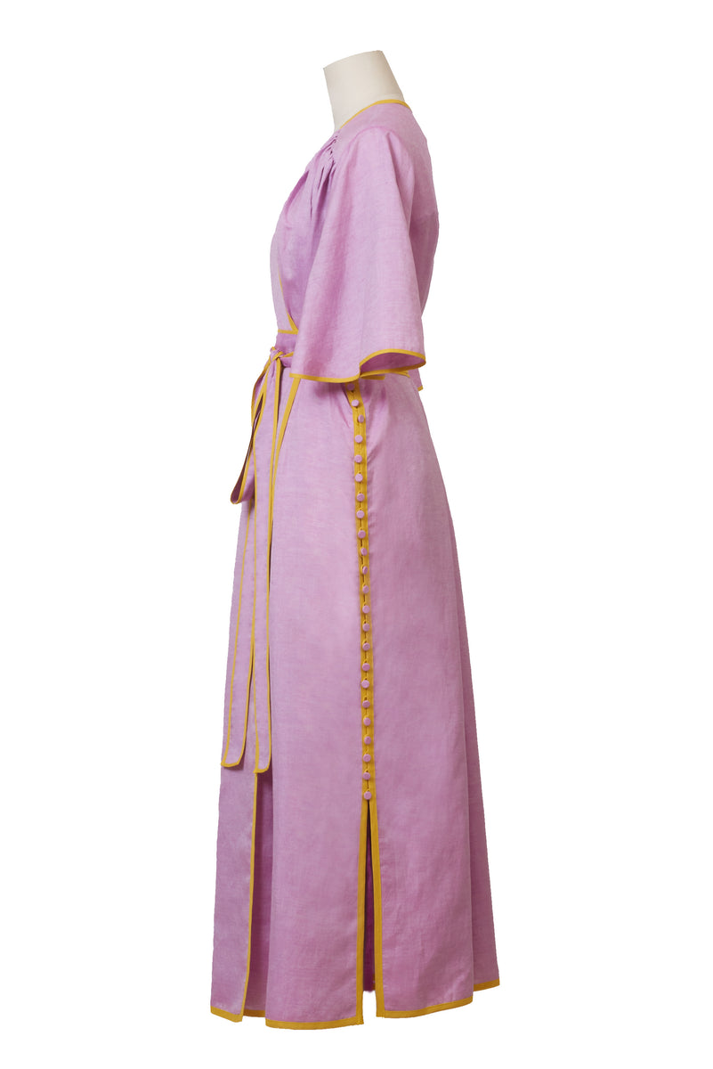 Side Button Robe Dress | Lilac – MYLAN ONLINE SHOP