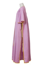 Load image into Gallery viewer, Side Button Robe Dress | Citrine