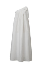 Load image into Gallery viewer, One Shoulder Ribbon Dress | Shell White