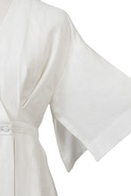 Load image into Gallery viewer, Box Pleated Dress | Shell White