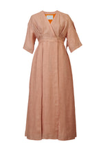 Load image into Gallery viewer, Box Pleated Dress | Terracota