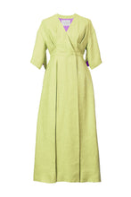 Load image into Gallery viewer, Box Pleated Dress | Citrin