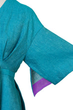 Load image into Gallery viewer, Box Pleated Dress | Peacock Green