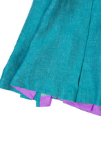 Load image into Gallery viewer, Box Pleated Dress | Peacock Green