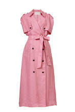 画像をギャラリービューアに読み込む, Trench Coat Dress | Coral