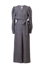 画像をギャラリービューアに読み込む, Zipped Long Sleeve Jumpsuit | Stone