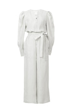 Load image into Gallery viewer, Zipped Long Sleeve Jumpsuit | Shell White