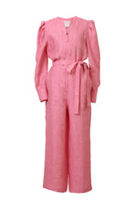 画像をギャラリービューアに読み込む, Zipped Long Sleeve Jumpsuit | Coral