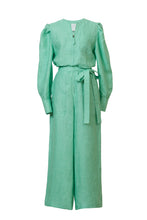 画像をギャラリービューアに読み込む, Zipped Long Sleeve Jumpsuit | Mint