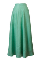 Load image into Gallery viewer, Hi Waist Flare Maxi Skirt | Mint