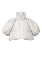 画像をギャラリービューアに読み込む, Volume Sleeve Short Down Coat | Pearl