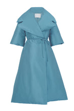 画像をギャラリービューアに読み込む, A Line Down Coat | Sea Blue