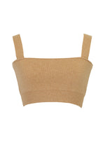 画像をギャラリービューアに読み込む, Cashmere Wool Knit Cami Top | Ecru