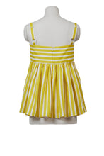 画像をギャラリービューアに読み込む, Stripe 2 Way Sleeve Blouse | Sage