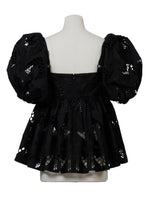 画像をギャラリービューアに読み込む, 2 Way Sleeve Lace Blouse | Emerald