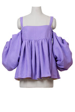 画像をギャラリービューアに読み込む, 2 Way Sleeve Blouse | Shell White