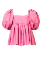 Load image into Gallery viewer, 2 Way Sleeve Blouse | Fuchsia Pink
