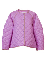 画像をギャラリービューアに読み込む, A Line Quilted Jacket | Lilac
