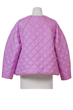 画像をギャラリービューアに読み込む, A Line Quilted Jacket | Lilac