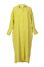 Load image into Gallery viewer, Stripe Shirt Dress | Citrine