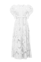 画像をギャラリービューアに読み込む, Volume Sleeve Dress | Shell White