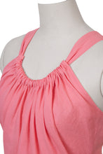 画像をギャラリービューアに読み込む, Back Ribbon Tiered Dress | Fuchsia Pink