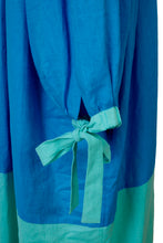 画像をギャラリービューアに読み込む, 2 Tone Colored Off Shoulder Dress | Sea Blue Leaf