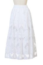 Load image into Gallery viewer, Gather Volume Skirt | Shell White