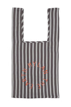 画像をギャラリービューアに読み込む, Stripe Linen Eco Bag | Stone