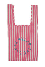 画像をギャラリービューアに読み込む, Stripe Linen Eco Bag | Fuchsia