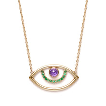 画像をギャラリービューアに読み込む, Surya.Eye.Necklace | Amethyst