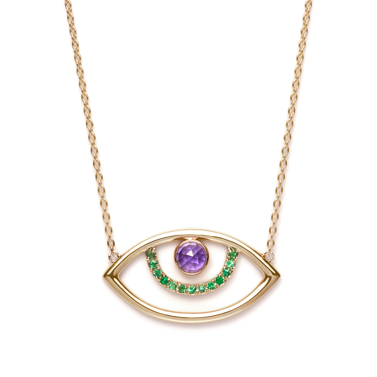 Surya.Eye.Necklace | Amethyst