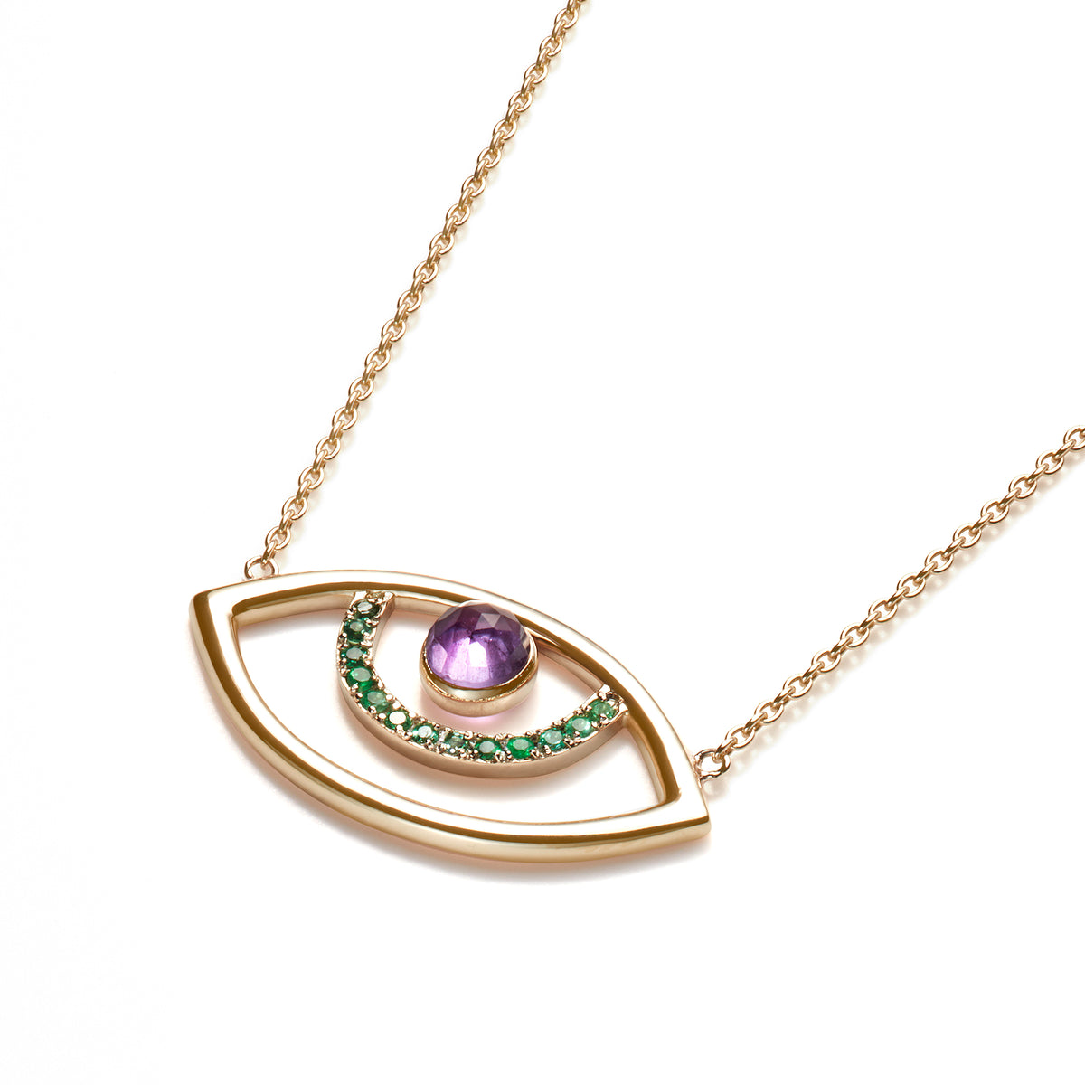 Surya.Eye.Necklace | Amethyst