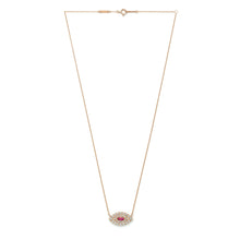 画像をギャラリービューアに読み込む, Double Eye Necklace | Pink Tourmaline