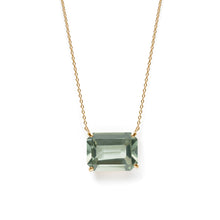 画像をギャラリービューアに読み込む, Square Necklace | Green Amethyst