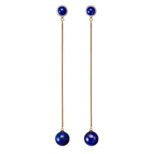 画像をギャラリービューアに読み込む, Sphere Drop Earrings | Lapis Lazuli