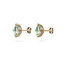 画像をギャラリービューアに読み込む, Cosmo Oval Earrings | Green Amethyst