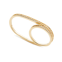 画像をギャラリービューアに読み込む, Double Finger Ring | Diamond