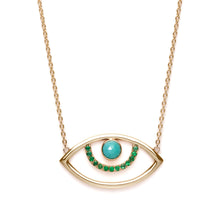 画像をギャラリービューアに読み込む, Surya.Eye.Necklace | Turquoise