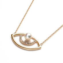 画像をギャラリービューアに読み込む, Surya.Eye.Necklace | Pearl