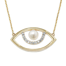 画像をギャラリービューアに読み込む, Surya.Eye.Necklace | Pearl