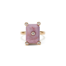 画像をギャラリービューアに読み込む, Cosmo Petit Square Ring | Rhodonite