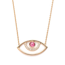 画像をギャラリービューアに読み込む, Surya.Eye.Necklace | Pink Tourmaline