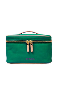 Travel Vanity Pouch | Jungle Green