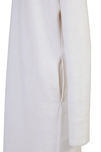 Cashmere Knit Off Shoulder Dress | Lilac
